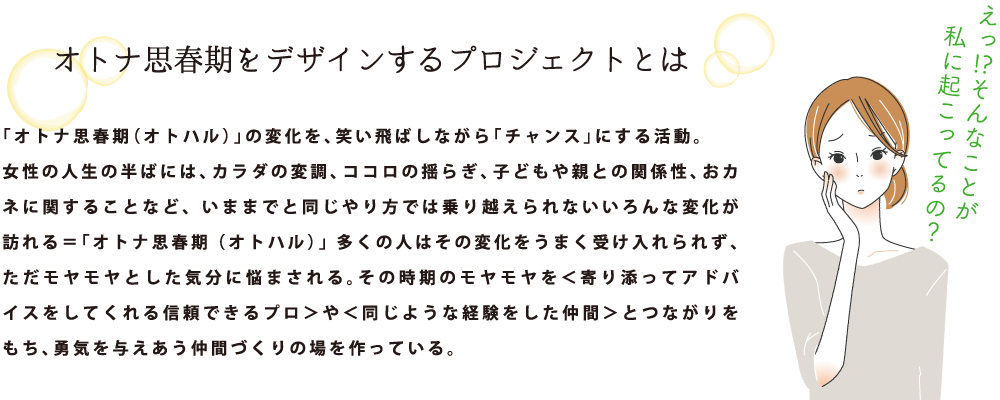 オトナ思春期をデザインするプロジェクトとは