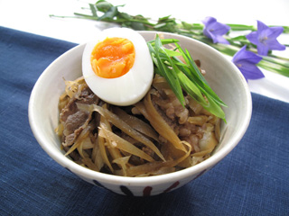 連島ゴボウ丼