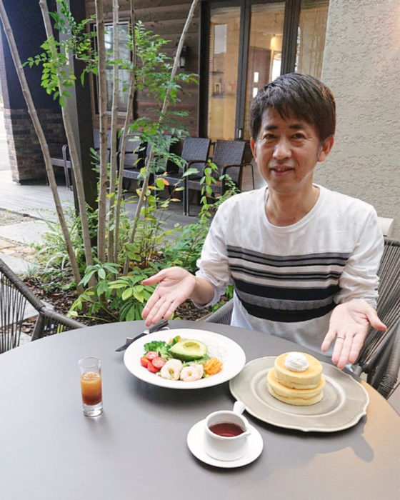 アナペコグルメ🍴幸せな気持ちになる「サラダ・パンケーキセット」🥗🥞