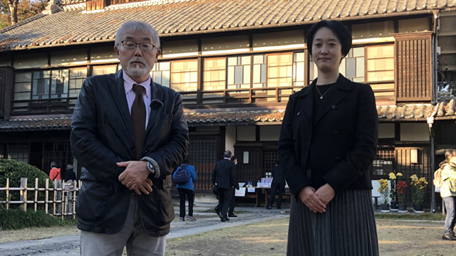 酒井記者と佐賀香織さん