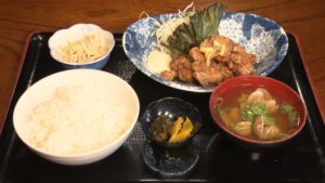 鶏レモン定食