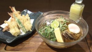 海老天温玉すだちうどん