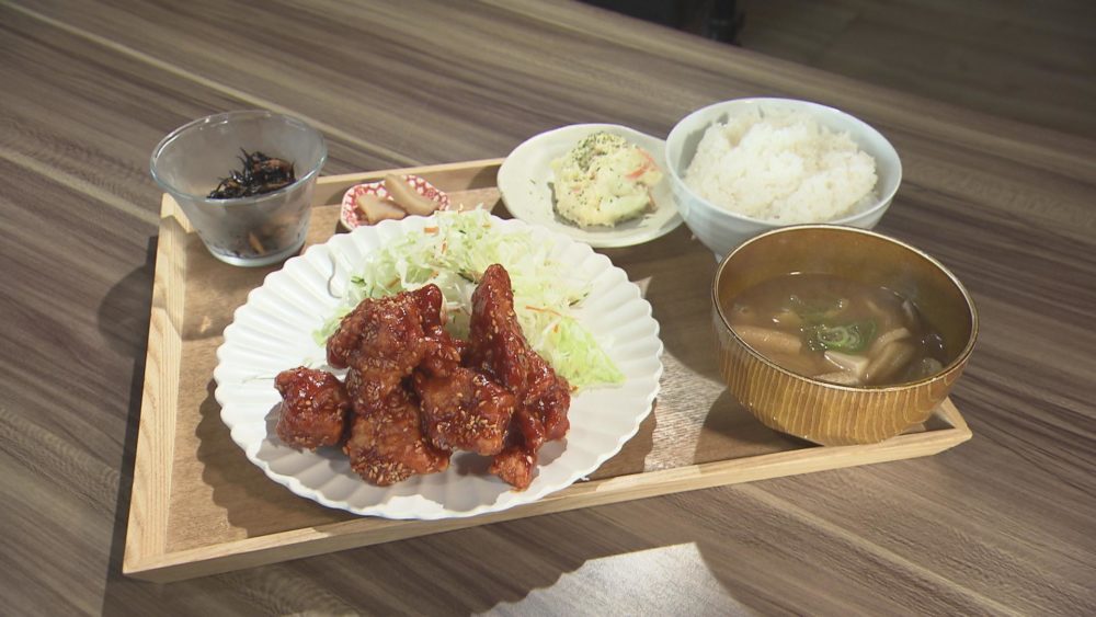 ヤンニョムチキン定食