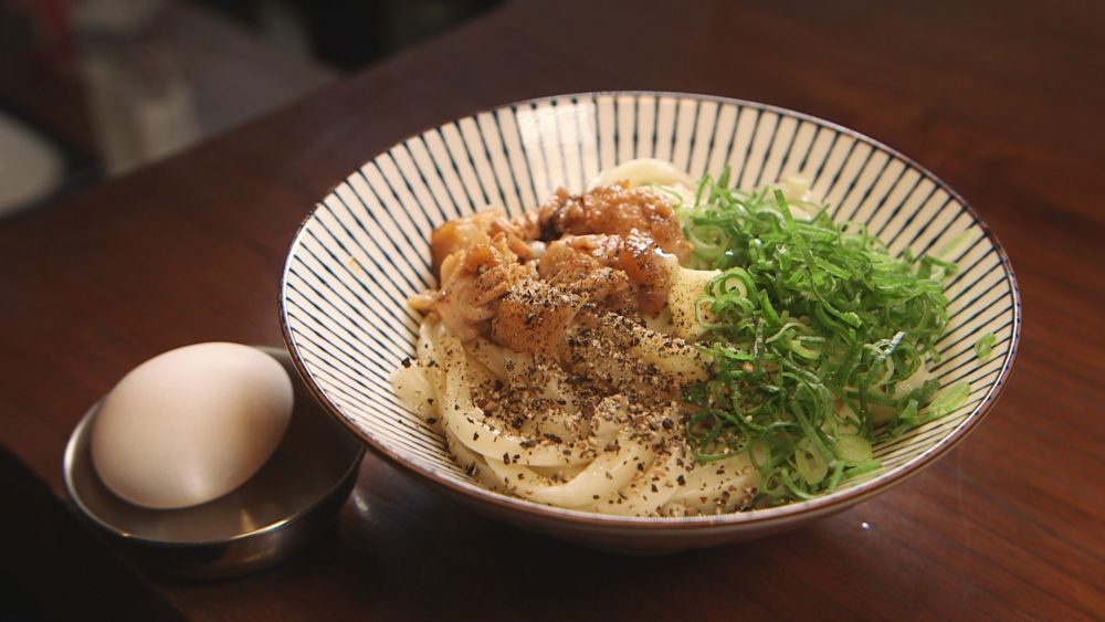 炙りチャーシューかまたまバター
