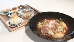 島エビのビスクそうめん御膳
