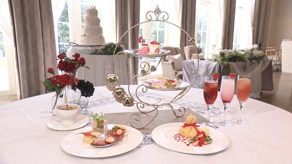 苺のアフタヌーンティー　フェリシオン・ストロベリー ハート クチュール