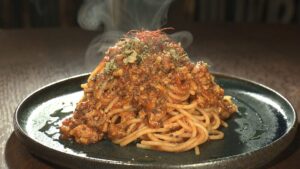 安定のミートスパゲティ