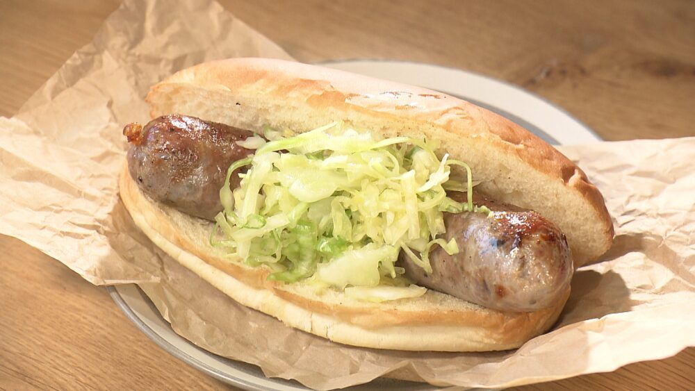 自家製ソーセージのHOTDOG