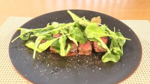 岡山県産奈義牛のタリアータ