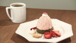桜いちごタルト