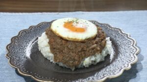 白ワイン仕込みのドライカレー