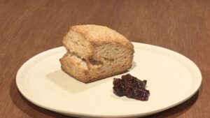 有機スペルト小麦の全粒粉スコーン