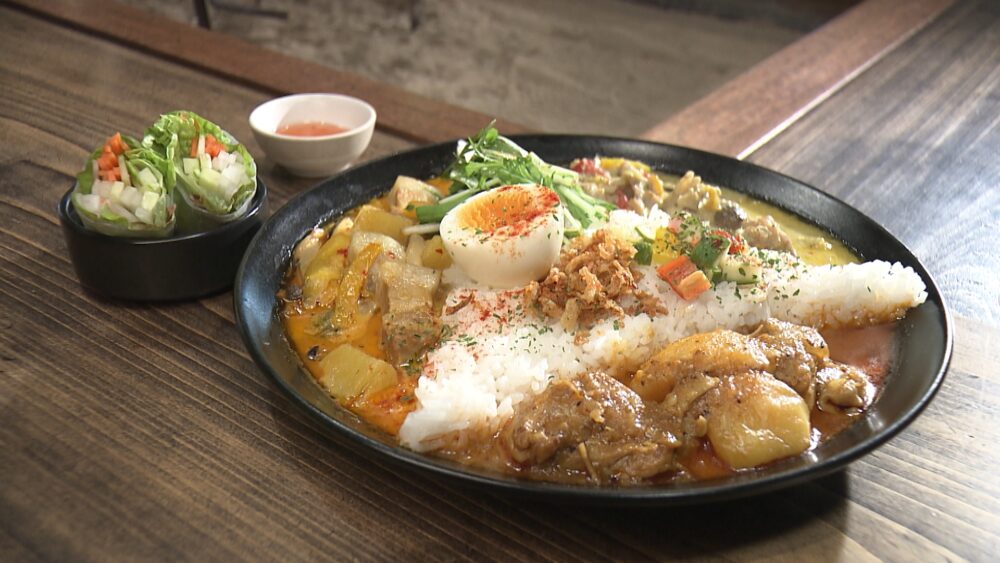三種味比べカレーライス