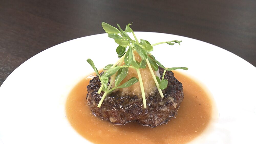 ハンバーグ 玉ねぎおろしポン酢ソース