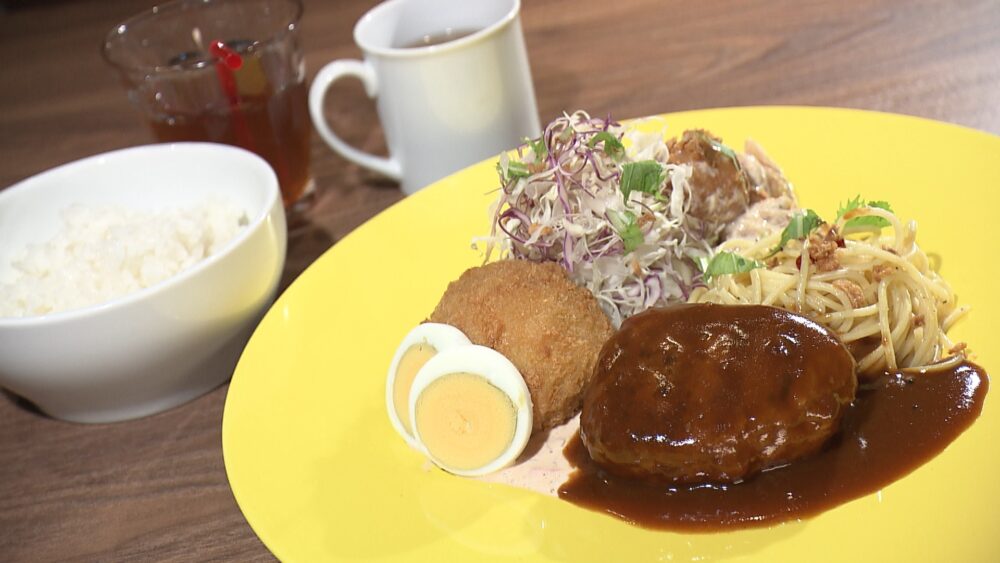 ハンバーグ・エビクリームコロッケ