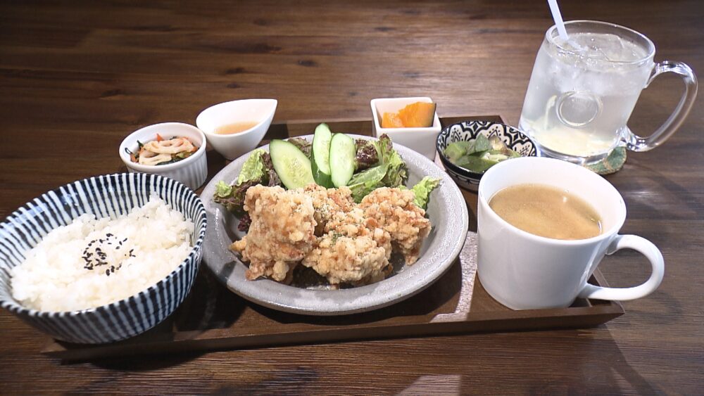 週替わり鶏ランチ ハーブソルトチーズからあげ