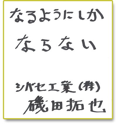 なるようにしかならない